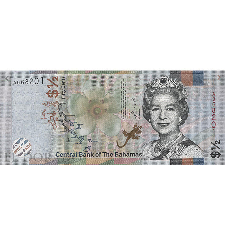 Bahamas 1/2 Dólar 2019 Pick New